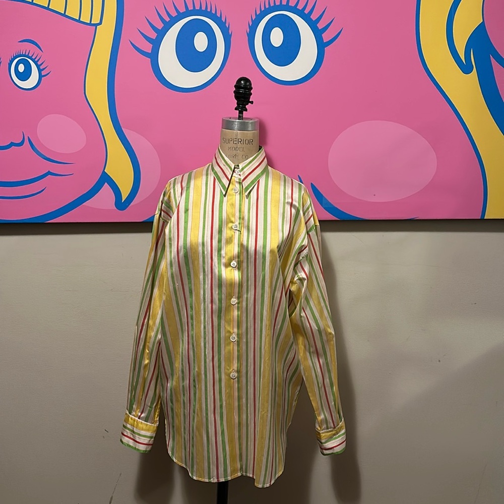 Complice Silk Striped Blouse
